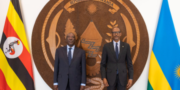 Kagame Recieves Uganda Envoy Gen Rusoke’s Credentials