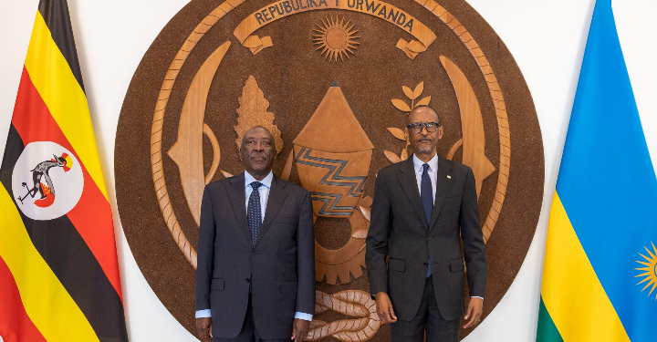 Kagame Recieves Uganda Envoy Gen Rusoke’s Credentials