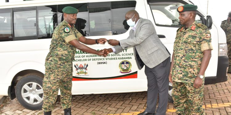 Kabamba Military Academy Receives 2 Vehicles to Support Defence Studies Program