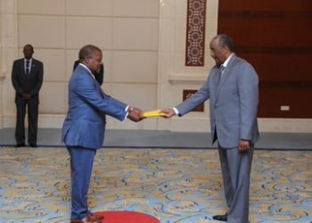 Amb Ssemuddu Presents Letters of Credence to Sudan Leader Gen Al–Burhan