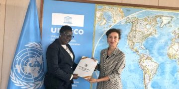 Amb Amule, Kizige Present Credentials to UNESCO & Russia
