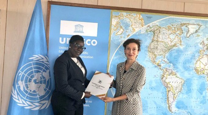 Amb Amule, Kizige Present Credentials to UNESCO & Russia