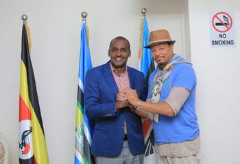 American Actor Terrence Howard in Uganda