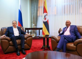 Russian Foreign Minister Sergey Lavrov in Uganda