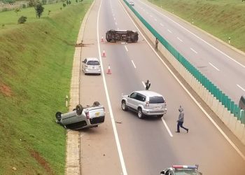 Passengers Injured in Kampala-Entebbe Expressway Car Crash
