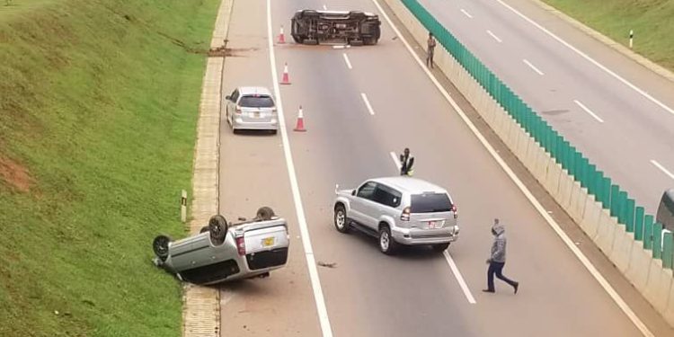 Passengers Injured in Kampala-Entebbe Expressway Car Crash