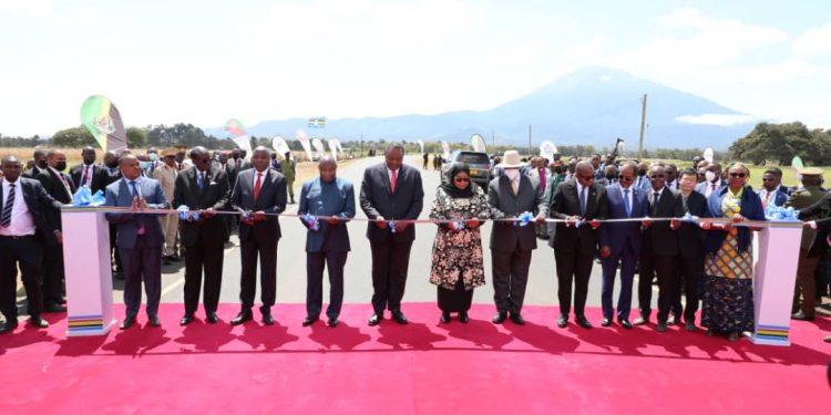 EAC Heads of State Launch EAC Arusha Bypass