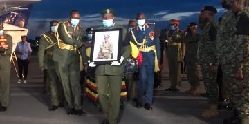 Video: Gen Elly Tumwine’s Remains Repatriated to Uganda