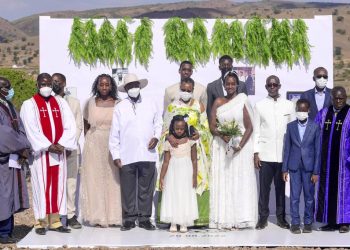 Our Children were Protected by God, Says Museveni as Patience, Odrek Rwabwogo Renew Vows