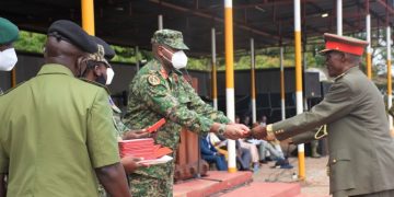 UPDF Retires 260 Senior Officers