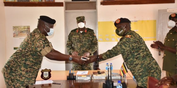 Brig Gen Ssemwanga Assumes Office as UPDF 1st Infantry Division Commander