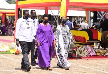 Gen Tumwine Remains Arrive in Kazo Ahead of Burial