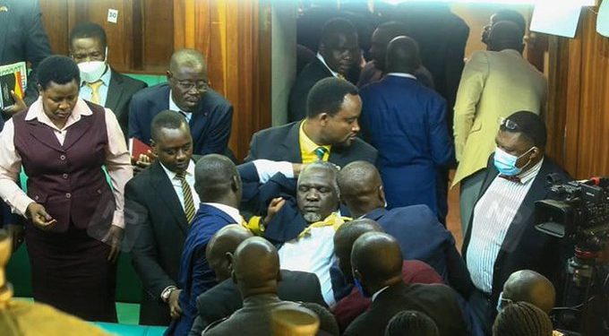 EALA Polls: Drama as MP Odria Storms House Carrying Ballot Box