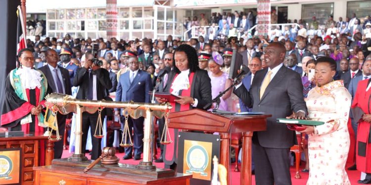 Ruto Takes Oath, says a Village Boy Has Become President of Kenya