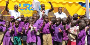 URSB Donates Health & Sanitation Facility to Oleni Primary School