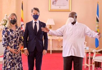 Museveni Welcomes EU Ambassador, Receives Credentials of New Danish Envoy