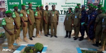 Ugandan Senior Police Officers Visit Somalia for Personnel Inspection