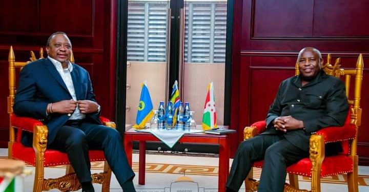 Uhuru Kenyatta in Burundi for Talks on DR Congo Crisis