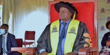 Prof. Yakobo Okedi Installed as 3rd Chancellor of Kyambogo University