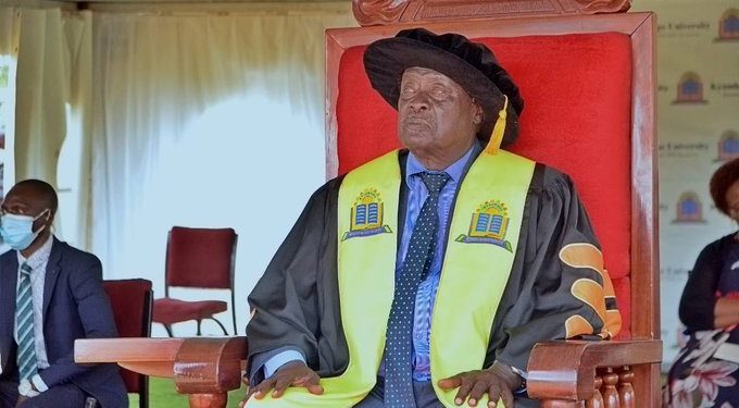 Prof. Yakobo Okedi Installed as 3rd Chancellor of Kyambogo University