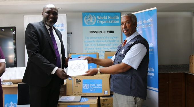WHO Gives KCCA Shs150m Ebola Equipment