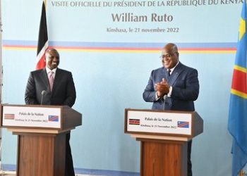 Kenya Supports Pacification of Eastern DR Congo, Ruto tells Tshisekedi