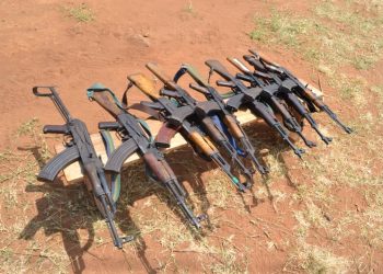 Security, Leaders Recover 12 Guns in Karamoja Sub Region