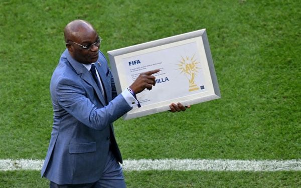 Cameroon Legend Roger Milla Receives Special FIFA Award