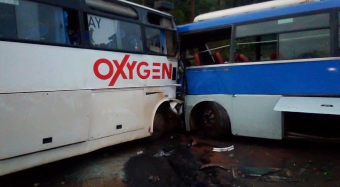 Six Perish as Kenya and Rwanda-Bound Buses Collide in Ntungamo