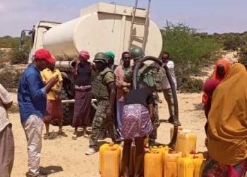 UPDF Troops Supply Free Safe Water to IDP Camp in Somalia