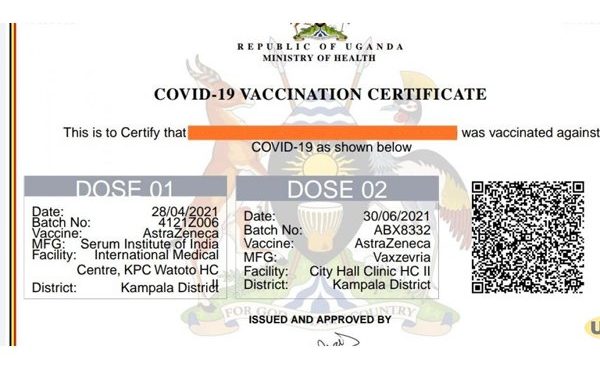 Covid-19 Vaccination Certificates Required to Access Public and Private Offices- Museveni