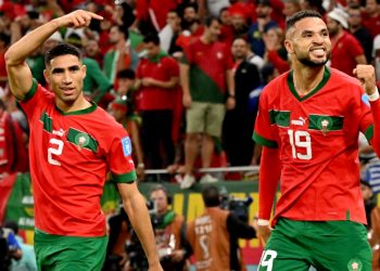 En-Nesyri Header Gives Morocco Halftime 1-0 Lead against Portugal