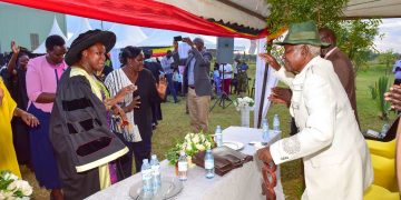 Museveni Commended for Skilling Youth as 218 Graduate at Lango Zonal Industrial Hub