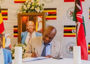 Pictorial: EAC Ministers, Ambassadors Pay Tribute as Dr Galiwango is Laid to Rest