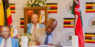 Pictorial: EAC Ministers, Ambassadors Pay Tribute as Dr Galiwango is Laid to Rest