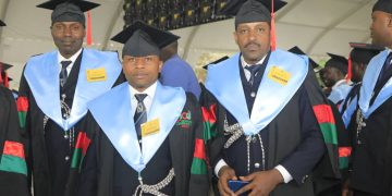 Senior Police Officers Conferred Master in Peace & Conflict Studies of Makerere University