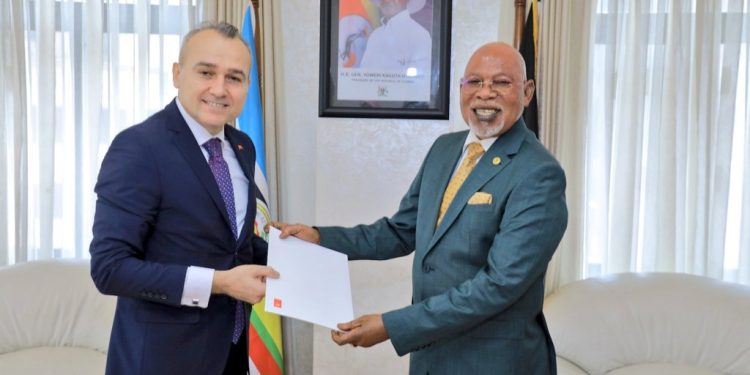 Minister Jeje Odongo Receives Copies of Letters of Credence from New Turkish Ambassador