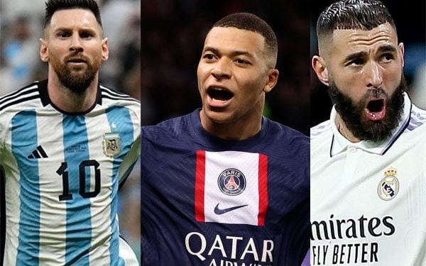 Messi, Mbappe and Benzema Nominated for FIFA’s Best Player Award