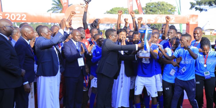 Busiro Lifts 2022 Airtel – Masaza Cup Championship Trophy