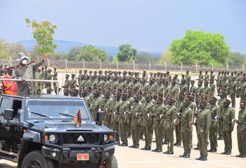 Museveni Commissions 782 Officer Cadets at Kaweweta, Warns People Stealing Army Land