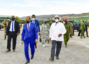Sheikh Mohamud Lauds Museveni for Supporting Somalia