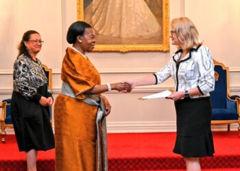 Pictorial: Amb Samali Hyuha Presents Credentials to Administrator of New Zealand
