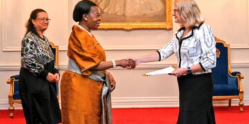 Pictorial: Amb Samali Hyuha Presents Credentials to Administrator of New Zealand