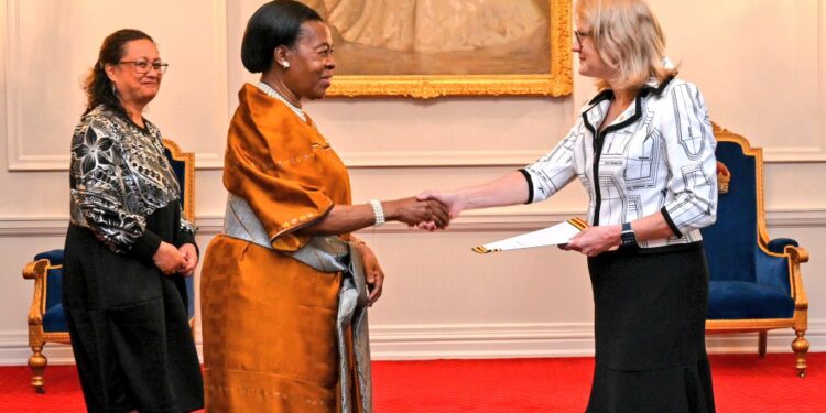 Pictorial: Amb Samali Hyuha Presents Credentials to Administrator of New Zealand
