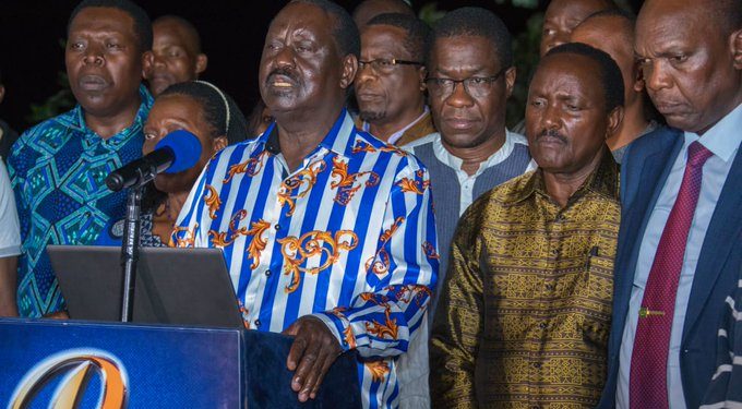 Raila Calls off Azimio Protests