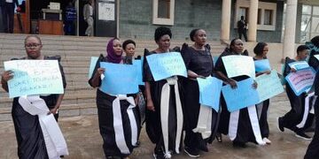 Scuffle, Drama as Police Arrest 11 Female MPs Outside Parliament