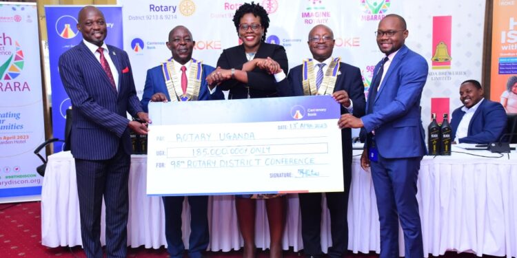Centenary Bank Joins Hands with Rotary, Commits Shs185m towards Humanitarian Initiatives