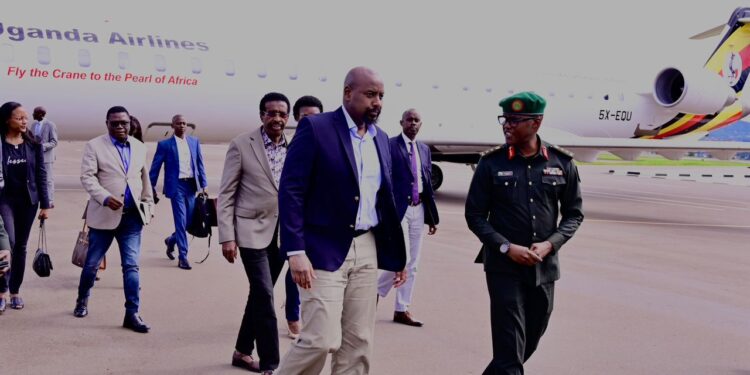 Gen Muhoozi in Rwanda for Kigali Birthday Celebrations