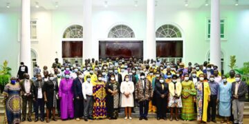 Museveni Cautions Against Politics of Malice as he Meets Bukedea NRM LCV Aspirants