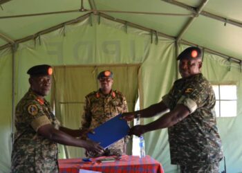 Col Byaruhanga Assumes Office as Commander 405 Brigade